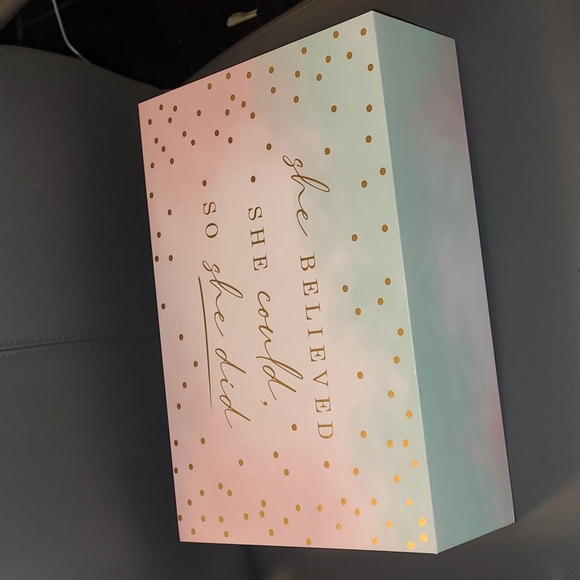 💕NEW Storage Box💕SHE BELIEVED SHE COULD, SO SHE DID💕 - Picture 6 of 8